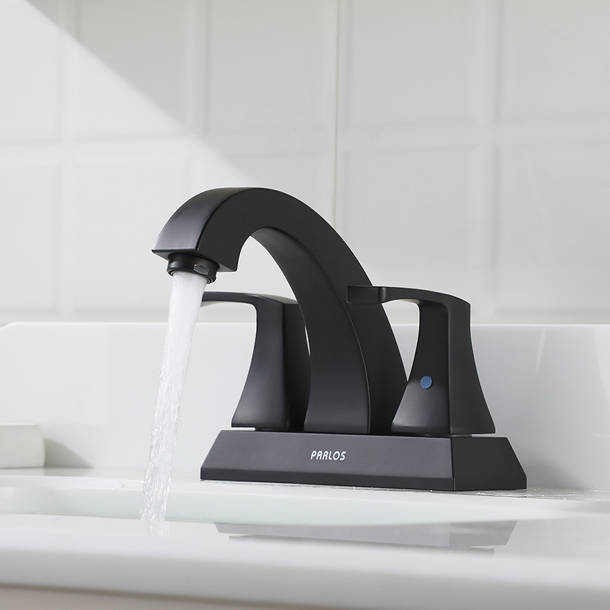 Parlos Home Centerset Faucet 2handle Bathroom Faucet with Drain